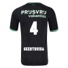 Original Fußballtrikot Feyenoord Rotterdam Rotterdam Geertruida 4 Auswärtstrikot 2024-25 Für Herren